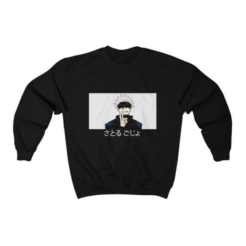 S - XXXXXL(6XL) Sweater JUJUTSU KAISEN Satoru Gojo Toge Inumakiki Crewneck Anime Satoru Gojo BIGSIZE