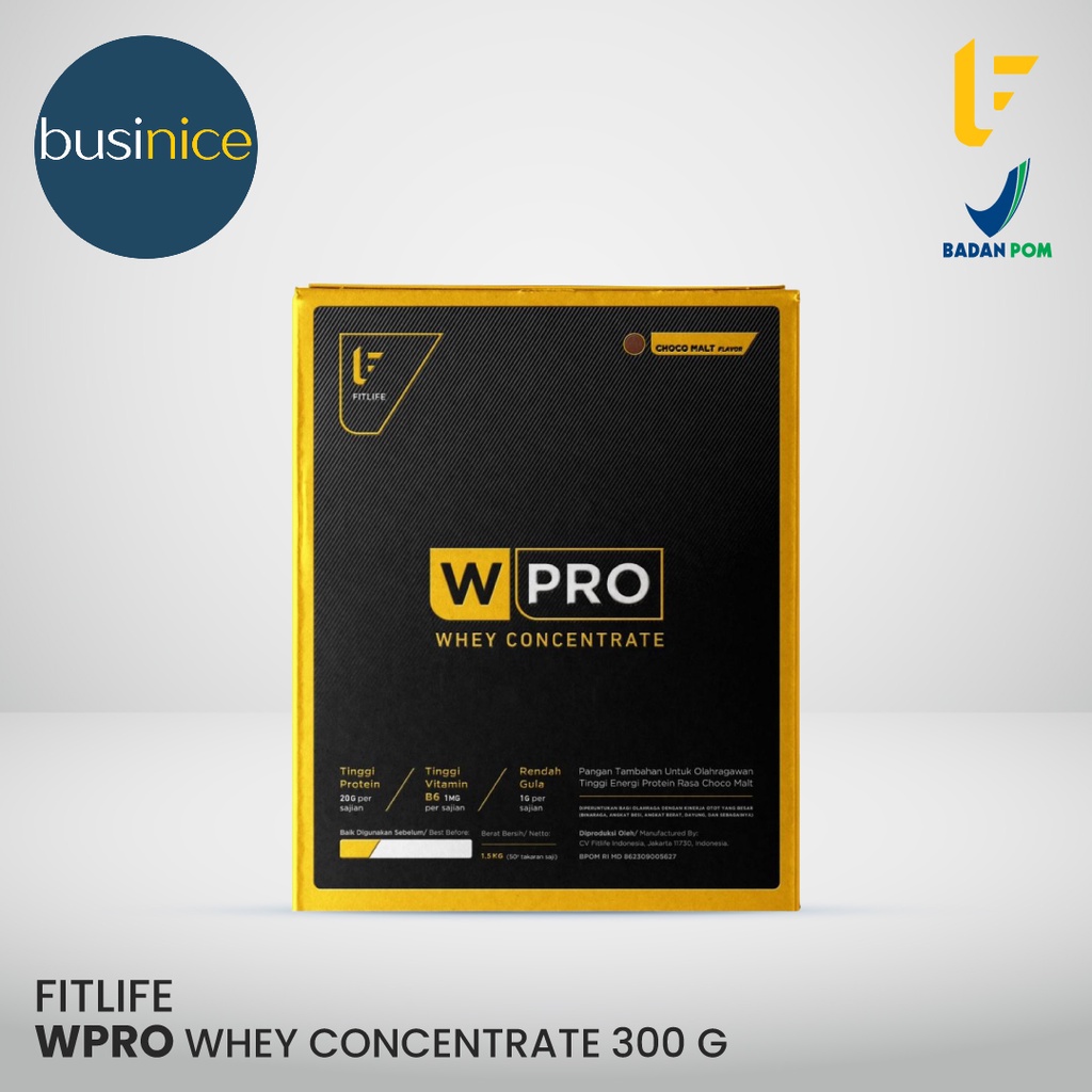 Fitlife Wpro 300 Gram Whey Protein Concentrate 10 Serving