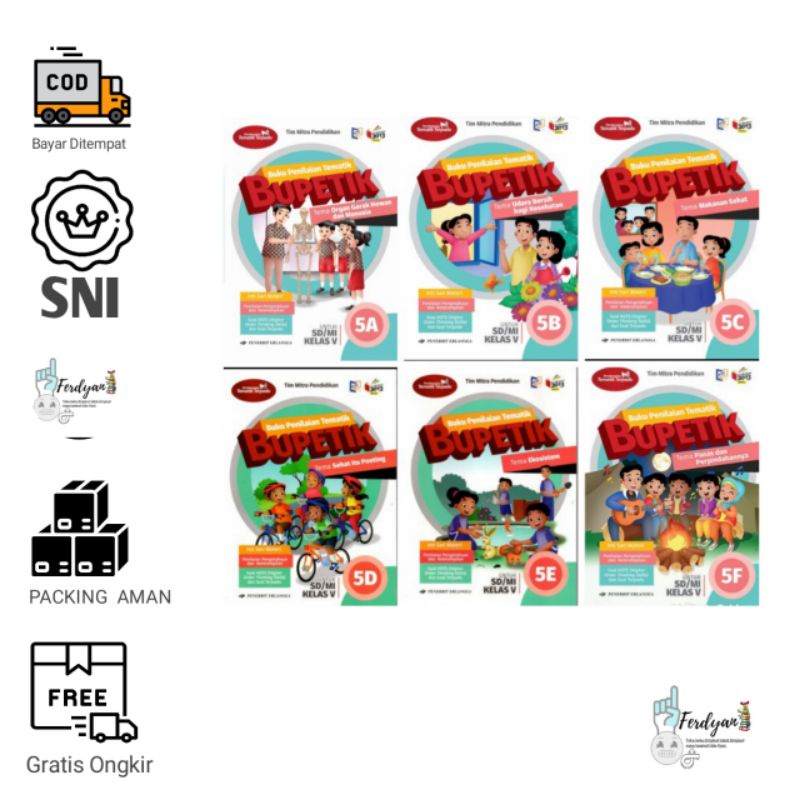 PAKET BUPETIK SEMESTER 1 SD KELAS.5/K13N