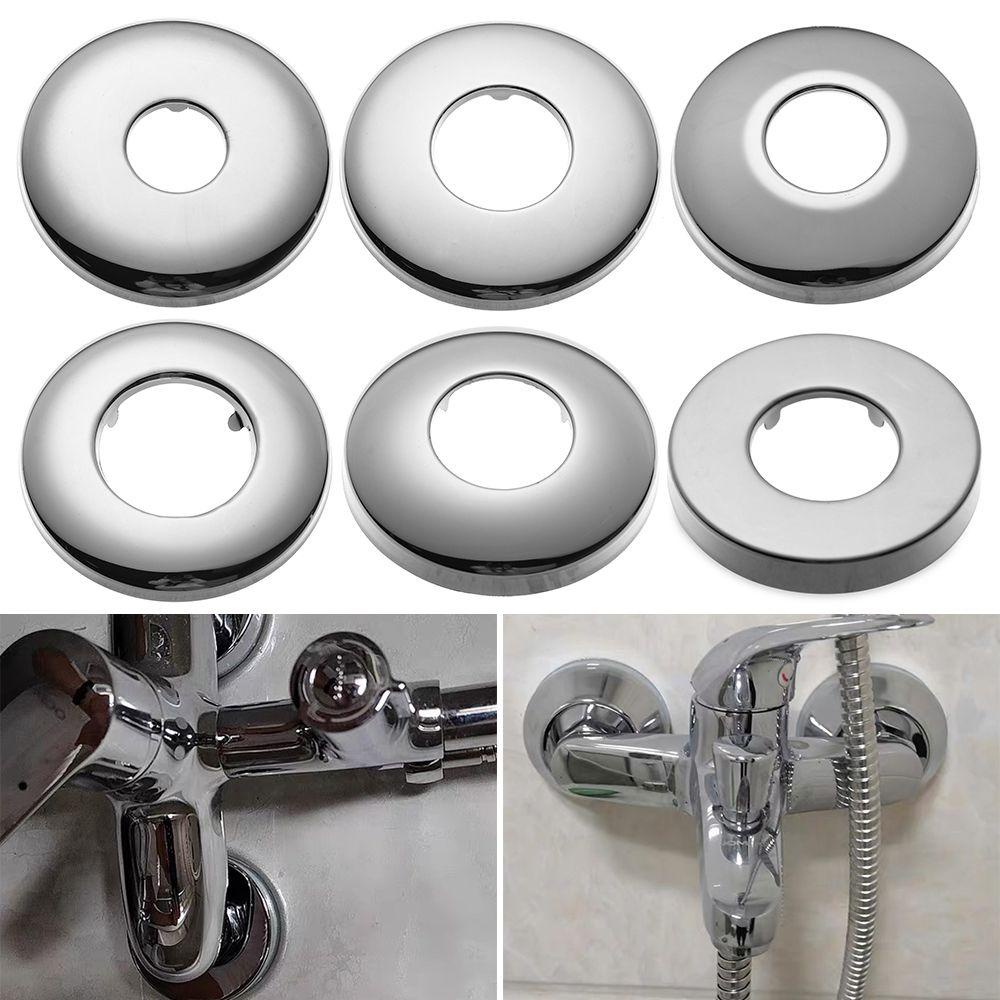 Preva Kran Penutup Hias Penutup Shower Dapur Flange Cover Chrome Aksesoris Kran