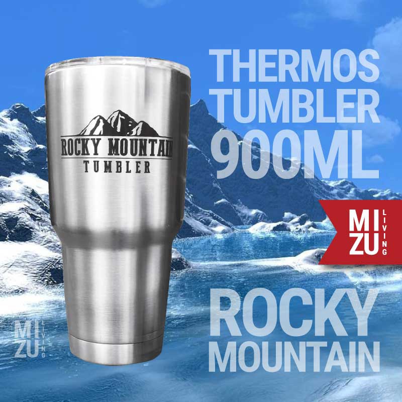 MIZU ROCKY MOUNTAIN Thermos Tumbler 900ml Hot &amp; Cold Water Stainless Steel Cup Coffee Mug Cold Cup