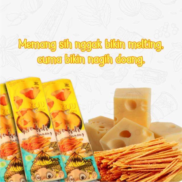 Mie lidi si umang rasa keju