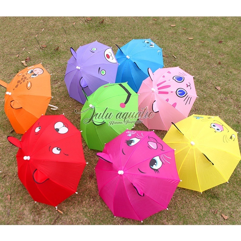 Payung Anak Karakter / Payung Mainan / Payung  Anak Kuping / Payung Lipat Mini