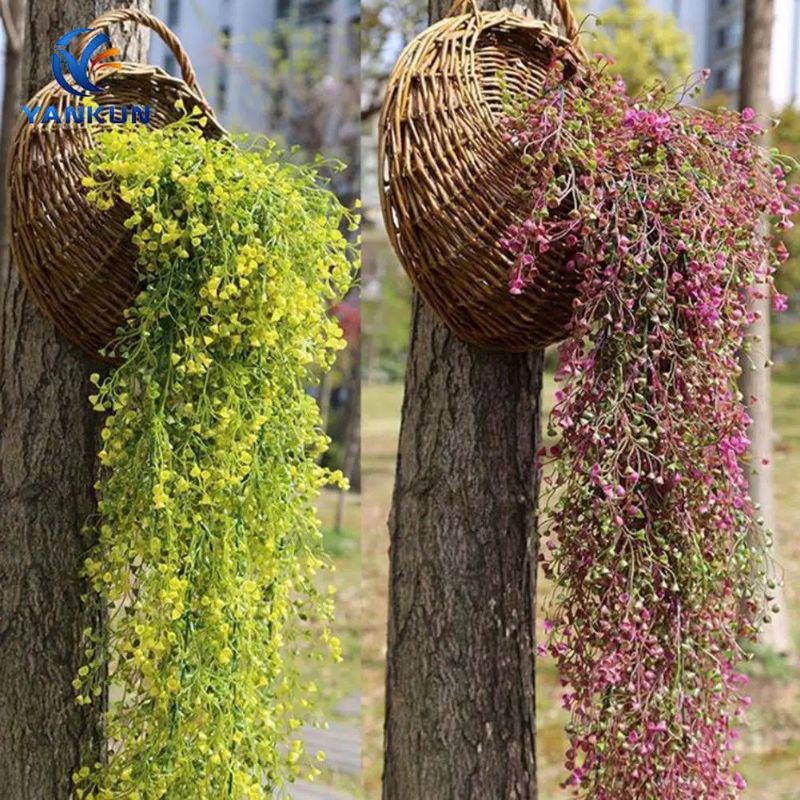 pot tempel dinding rotan