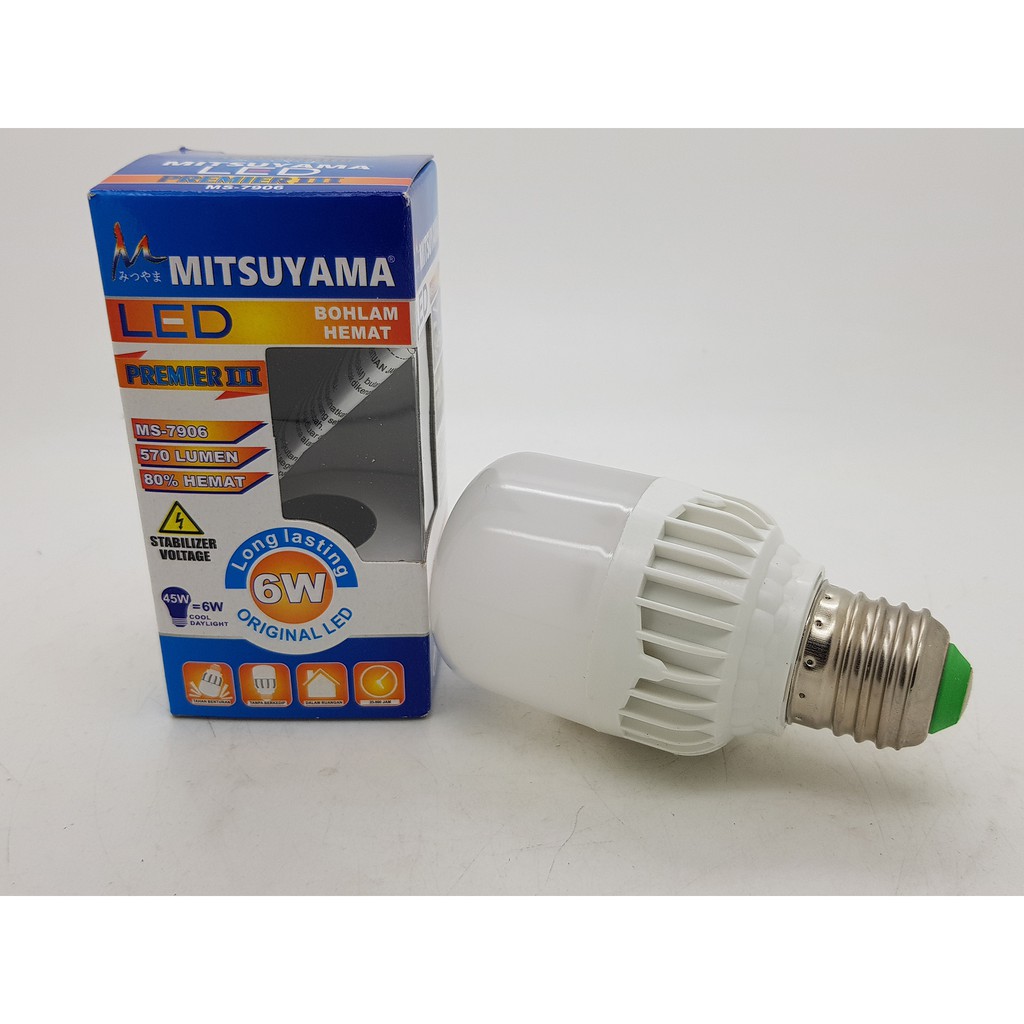 Lampu LED 6 watt PREMIER III Model CAPSULMerk MITSUYAMA GARANSI 1 THN