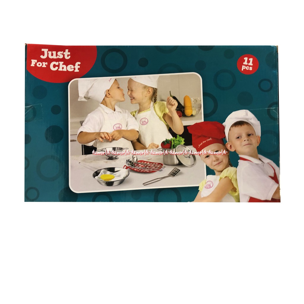 Just For Chef  Cookware Play Set 11 pcs Mainan Masakan Anak