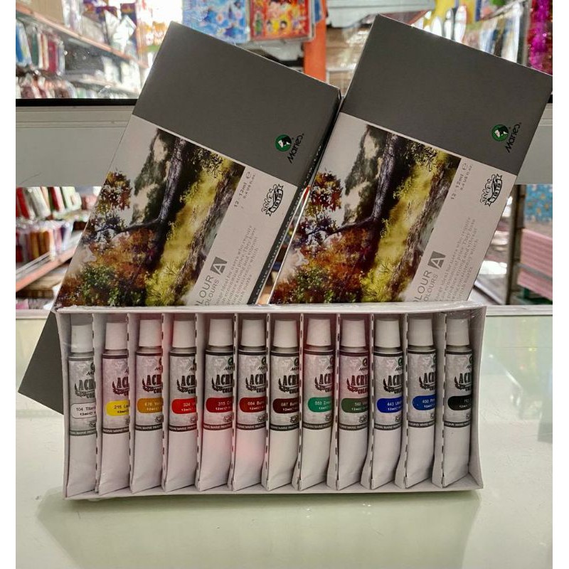 

Maries Acrylic Color Set 12warna