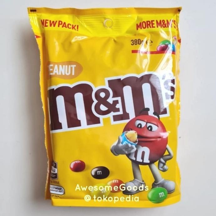 

TERBARU M&M'S AUSTRALIA CHOCOLATE PEANUT BAG 180G 380G - 380G MAKANAN & MINUMAN