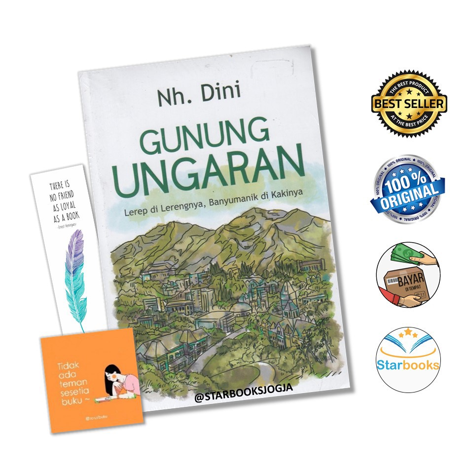 ORI BUKU GUNUNG UNGARAN BY NH. DINI - MEDIA PRESSINDO