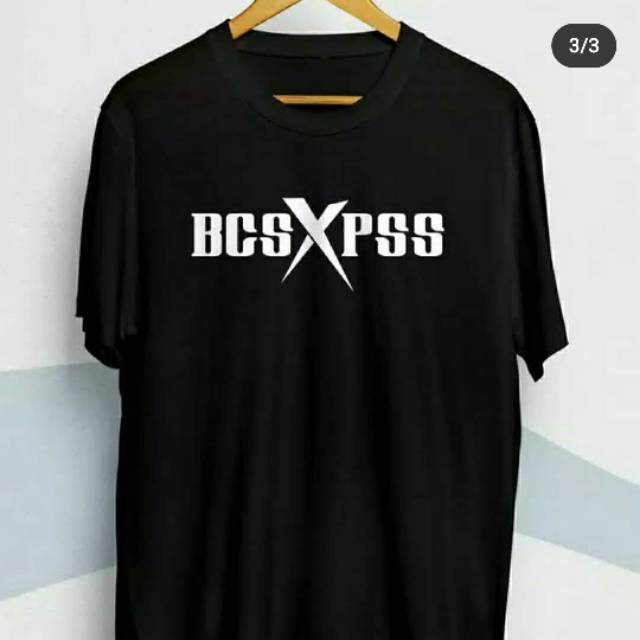 Kaos tshirt distro bcs x pss combet 30s