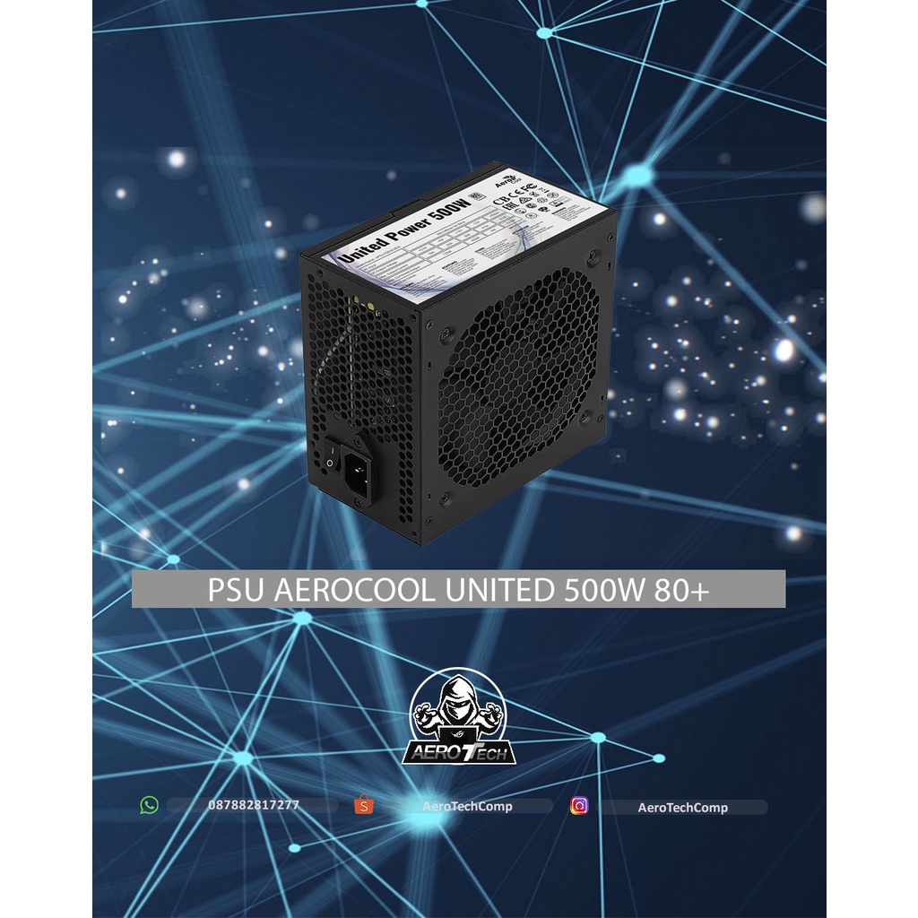 PSU Aerocool United Power 500W 80 +