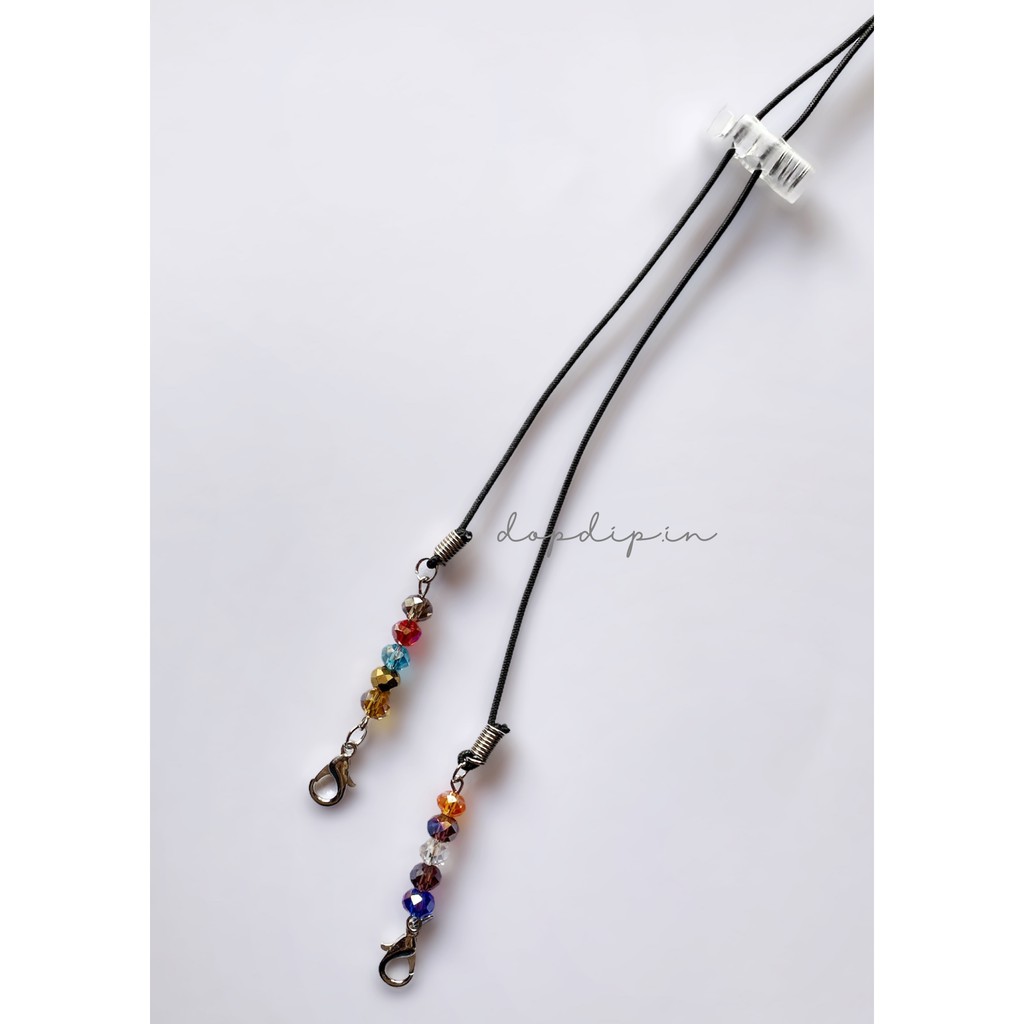 Niji Strap Mask Kalung Rantai Tali Masker Serut Konektor Headloop