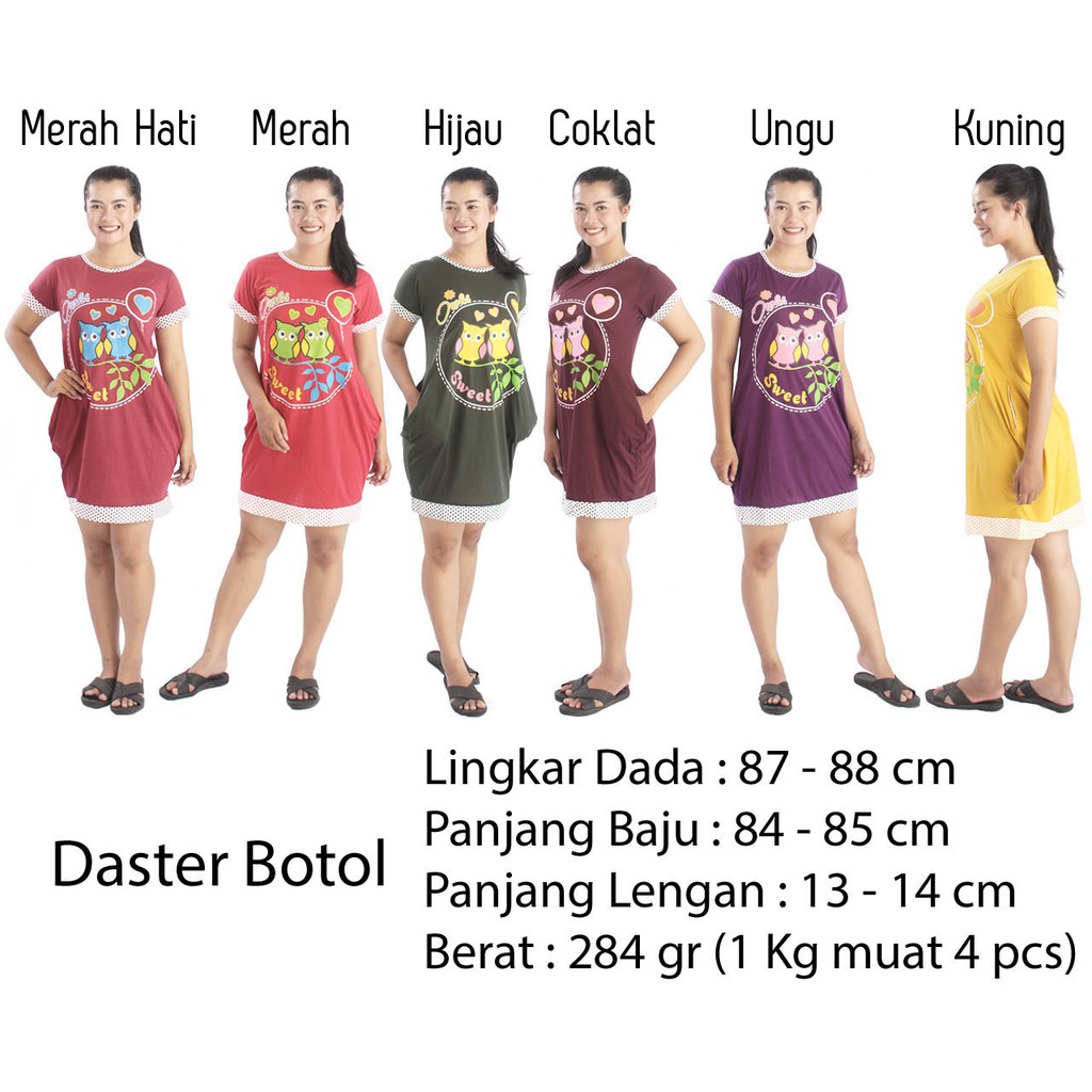 Baju Tidur Dropship Baju Daster batik Grosir Daster Bella Botol