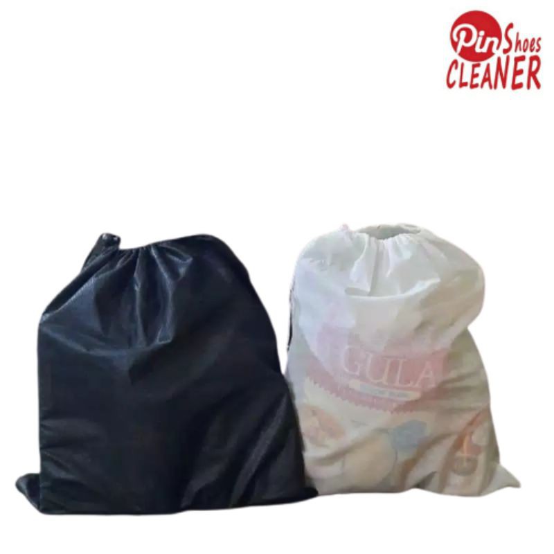 Tas Belanja Anti Tumpah Kain, Kantong Belanja Kain, Shopping Bag, Pouch, Dustbag Polos