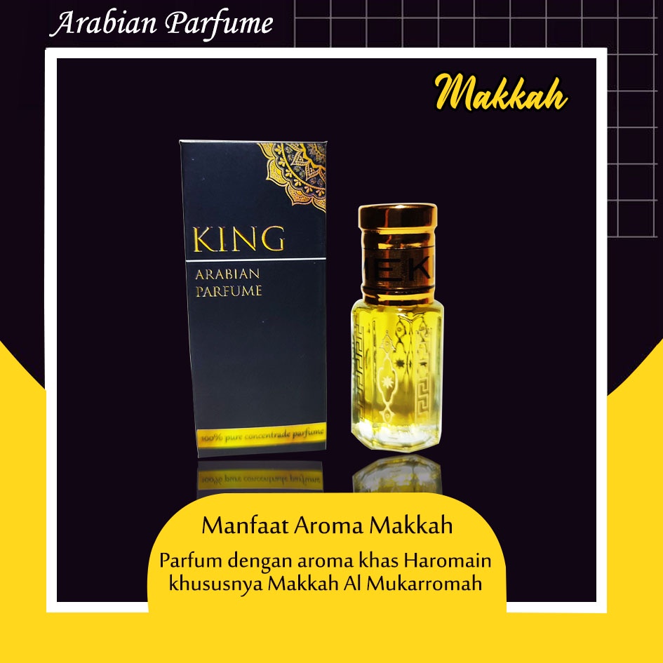 Parfum Sholat Parfum Arabian Makkah Aroma khas Arab Asli Saudi Arabia Non Alkhohol