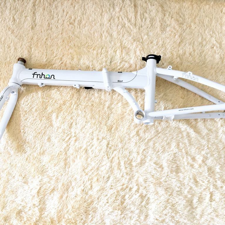 Frame set handlepost Fnhon blast putih Discbrake disc disc brake HP 20 22 inch
