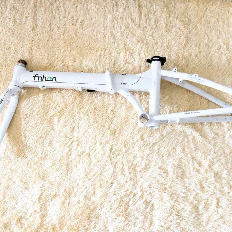 Frame set handlepost Fnhon blast putih Discbrake disc disc brake HP 20 22 inch