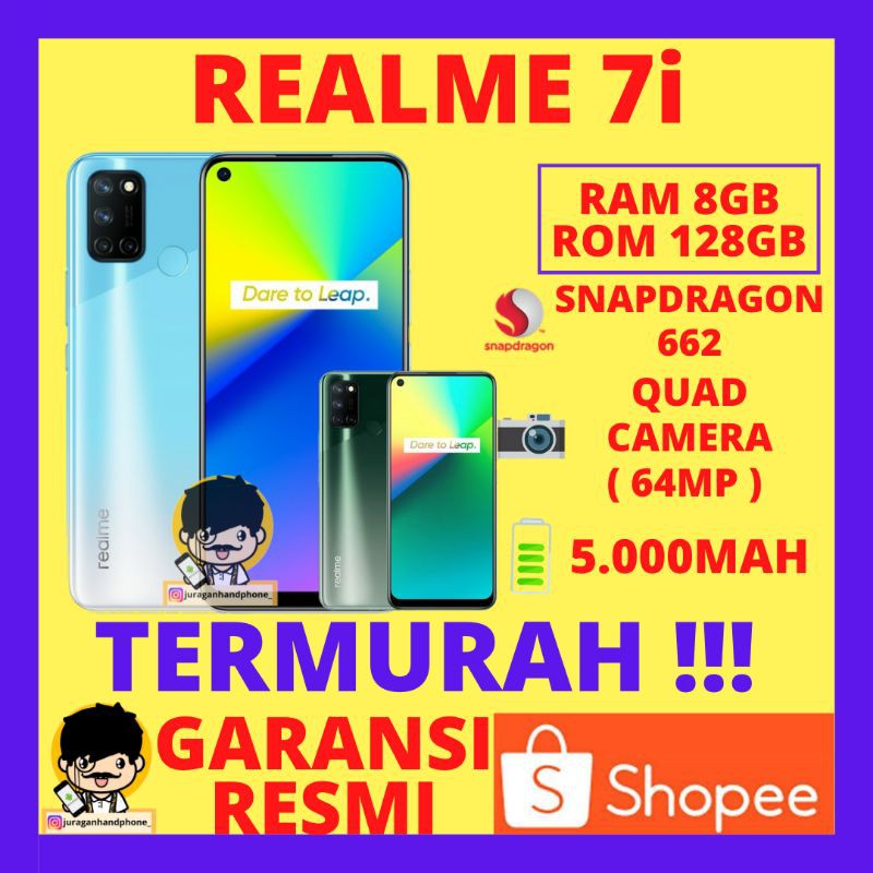 REALME Realmi Rilmi 7i Ram 8/128 Garansi Resmi Indonesia 1
