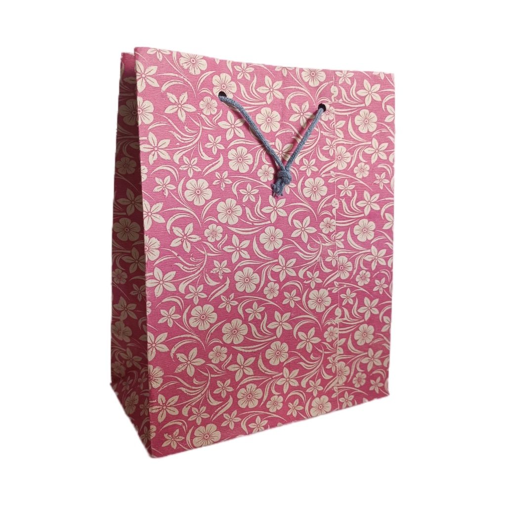Paper Bag Motif Batik Craft Uk 20X10X25CM R7 [ECERAN] GOODIE BAG paperbag murah / Tas Kertas kecil mini souvenir