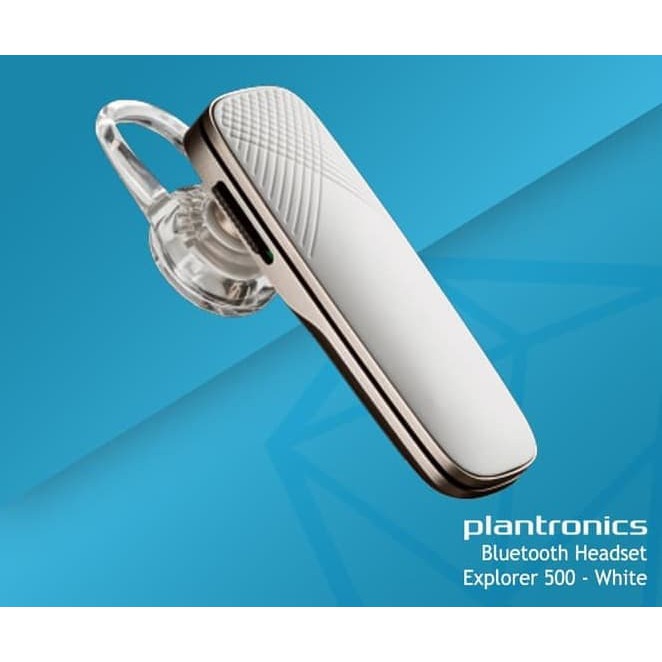 Plantronics Bluetooth Headset Explorer 500   White   Hitam   Putih