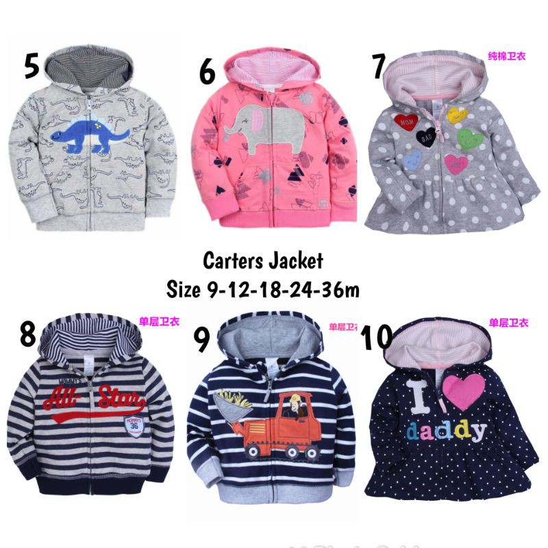 Carters Jacket Baby Original / Jaket Bayi Premiun Murah-2