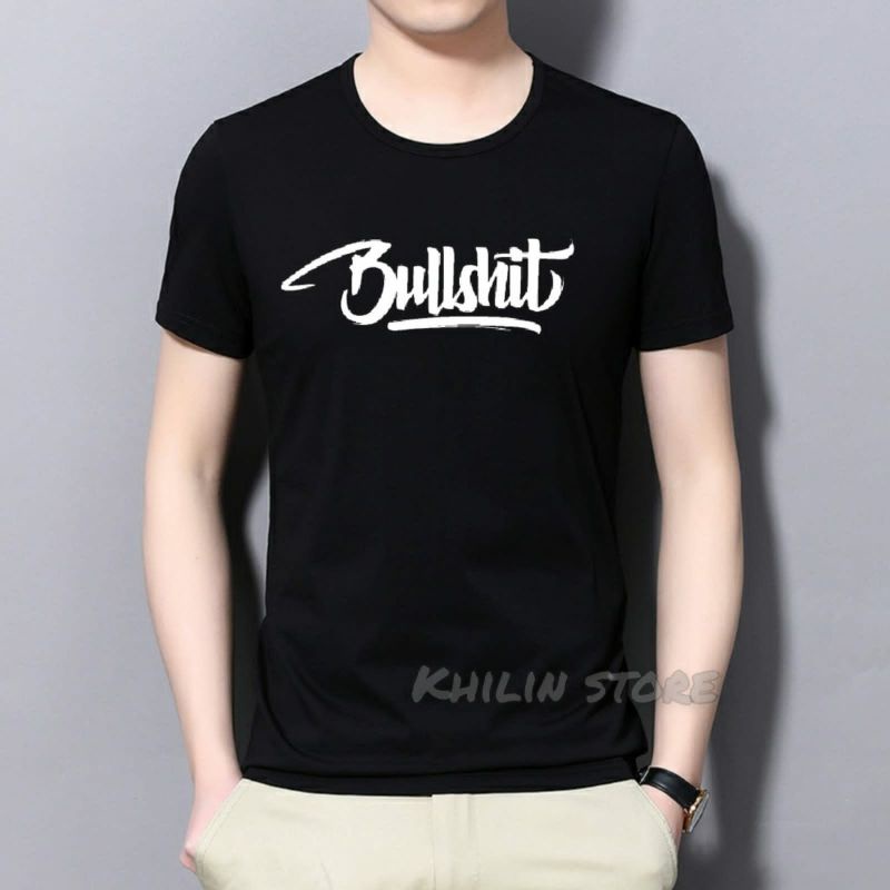 Kaos Bullsht Pria baju kaos distro pria lengan pendek atasan cowok premium fashion lelaki cod