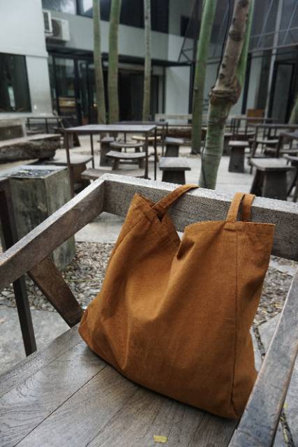 TOTEBAG POLOS BROWN / NUDIE BAG