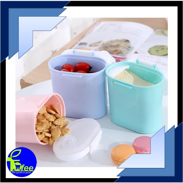 [IMPORT] - Shabby Kotak Tempat Penyimpanan Susu Bubuk Makanan Super Praktis Bahan Plastik