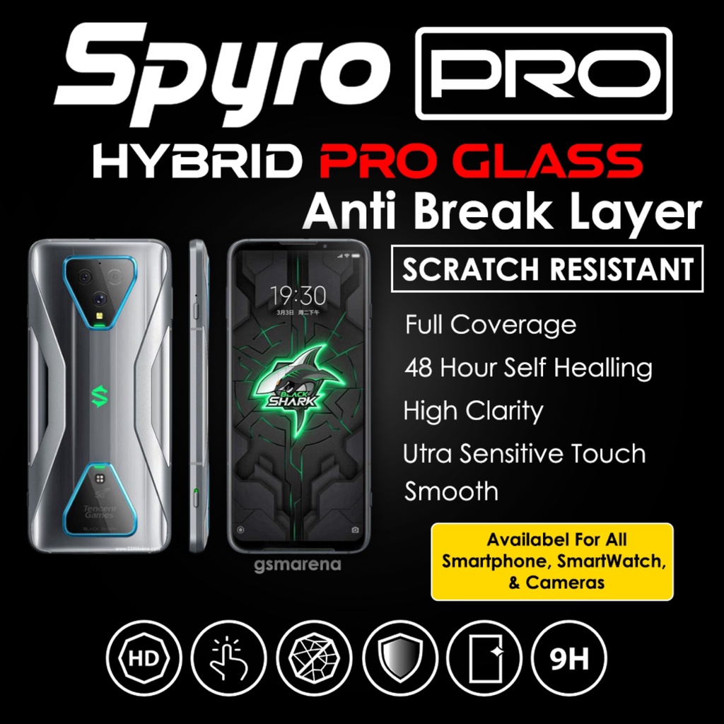 PREMIUM HYDROGEL XIAOMI BLACK SHARK 2 3 PRO ANTI GORES FULL SCREEN PROTECTION