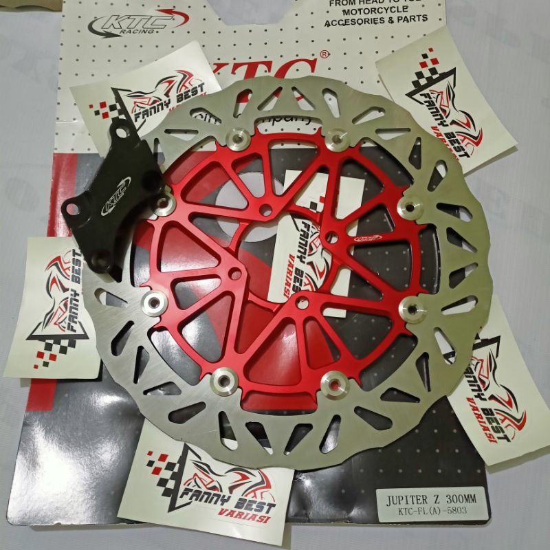 disc brake - piringan cakram depan KTC model MOTO 1 jupiter z - F1Zr -RX-King -Jupiter MX old 300mm-5