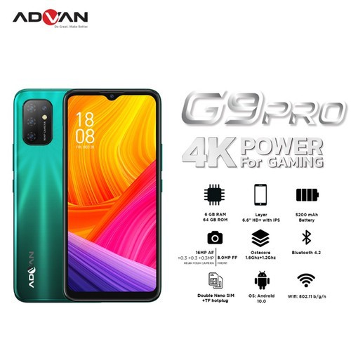Smartphone Advan G9 Pro 6.6 inch 6/64 GB