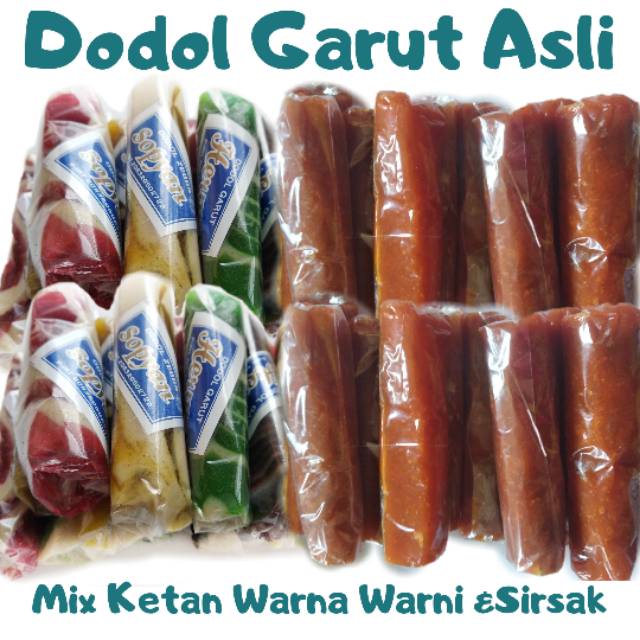 

Dodol Garut 500 gr Mix Ketan Warna Warni dan Sirsak Cemilan Manis Camilan Khas Unik Asli Makanan