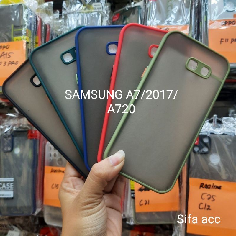 Softcase fuze matte bumper/Case Aeru my choice +pelindung kamera hp Samsung A7 2017/A7 2018/A7 2016