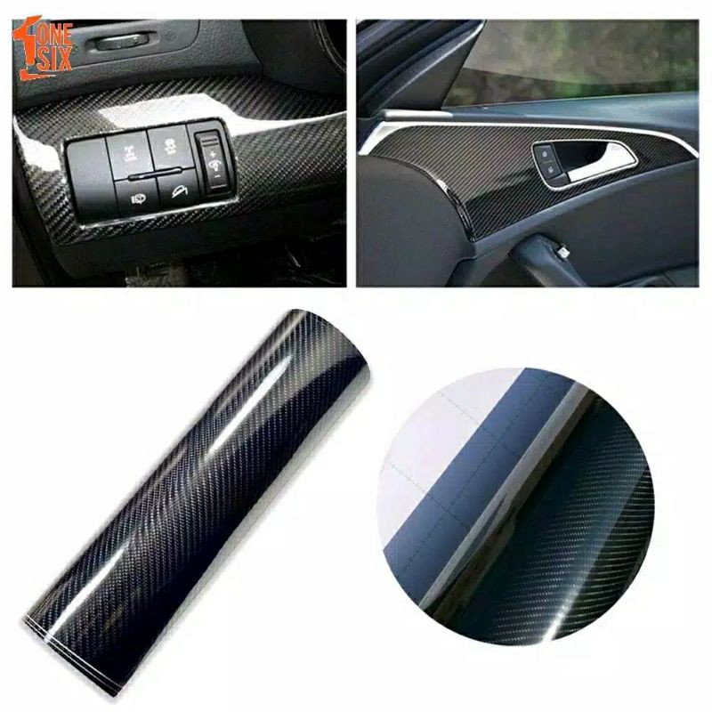 stiker skotlet motif karbon kevlar 5D bagus terbaru