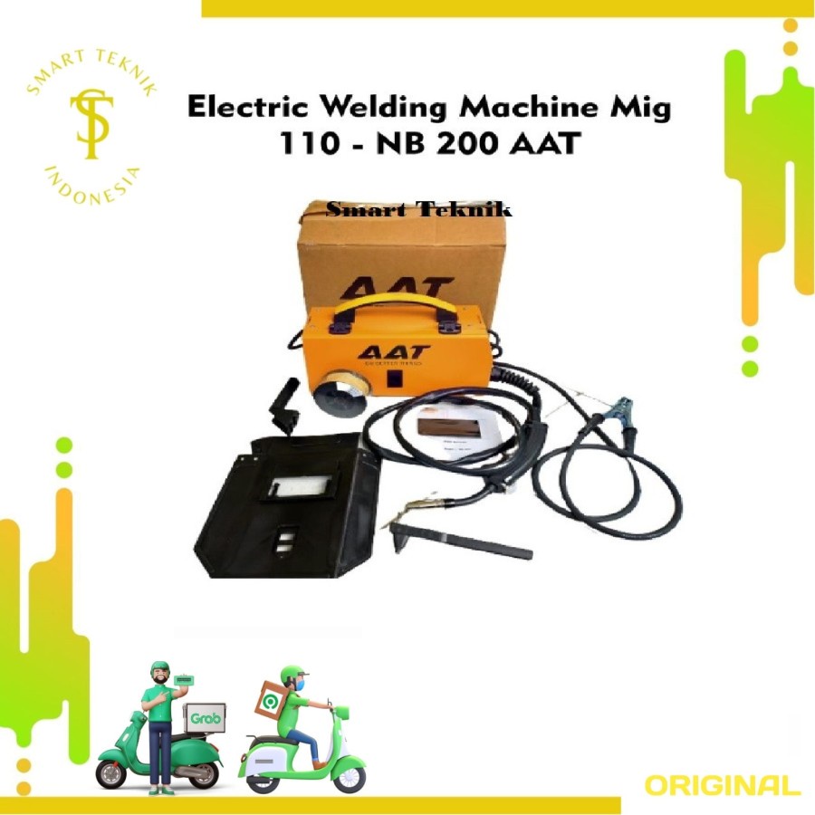 mesin las MIG / mesin las CO tanpa gas NB 200 AAT murah