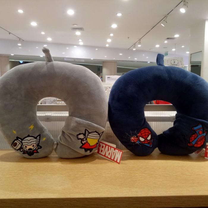 Bantal Leher Miniso + Penutup Mata Edisi Marvel