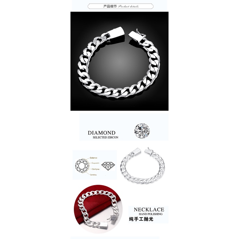 Gelang Bahan Stainless Steel Ukuran 10MM Gaya Eropa Dan Amerika Untuk Pria Dan Wanita