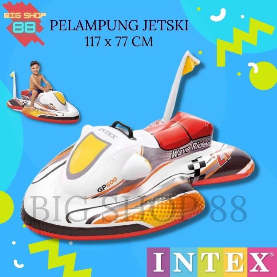 PELAMPUNG INTEX JETSKI JETSKY WAVE RIDER PELAMPUNG RENANG ANAK #57520
