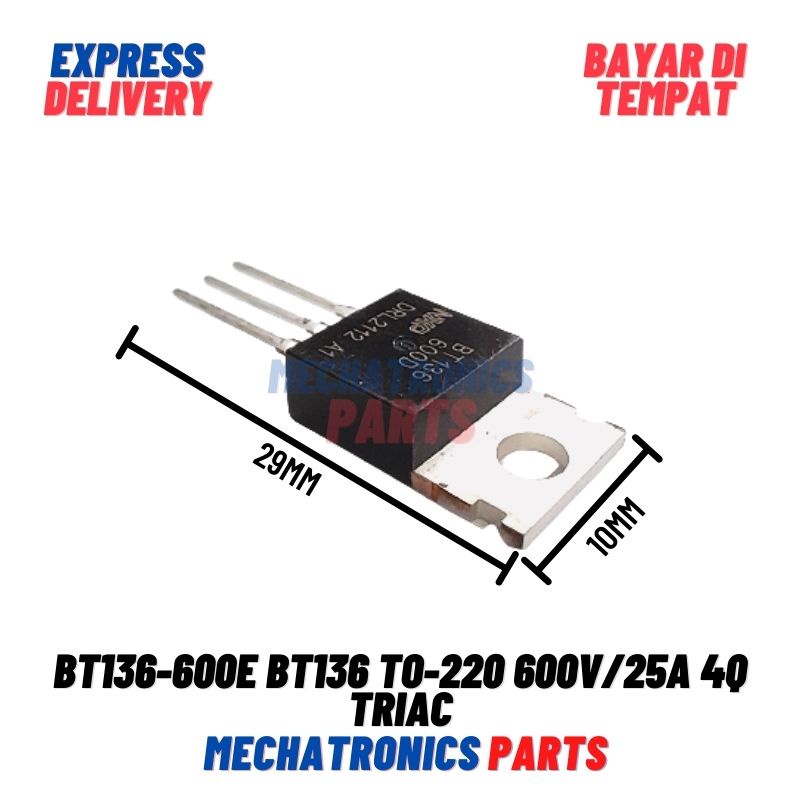 BT136 600E BT136 TO 220 600V 25A 4Q TRIAC