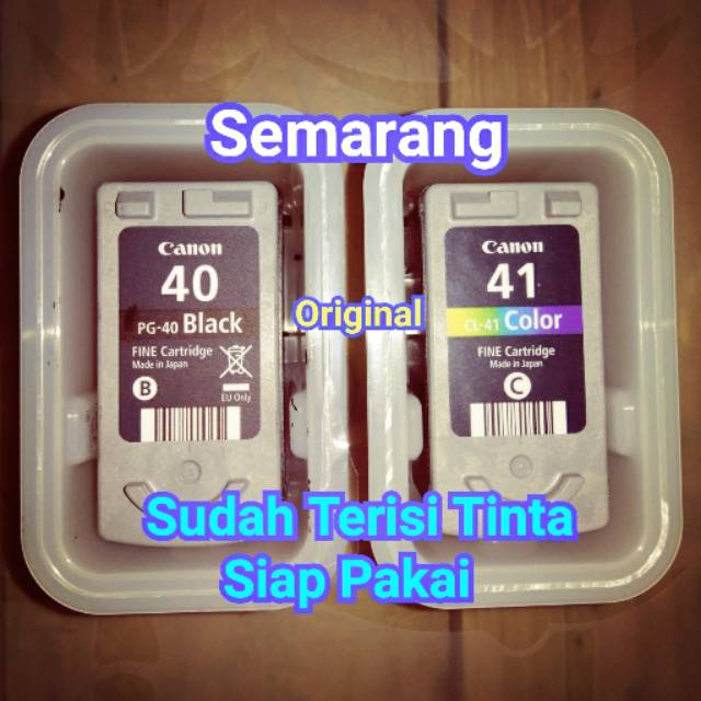 Catridge canon 40 & 41 kosongan Original Siap pakai