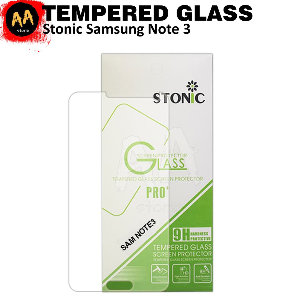 Tempered Glass Protector/Anti Gores Kaca HP/Smartphone Samsung Note 3 Pelindung Layar Handphone Stonic