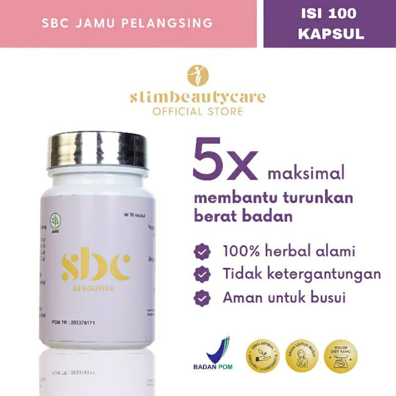 SBC BOOSTER Pelangsing diet Slim Beauty Care Obat Diet Ampuh Alami