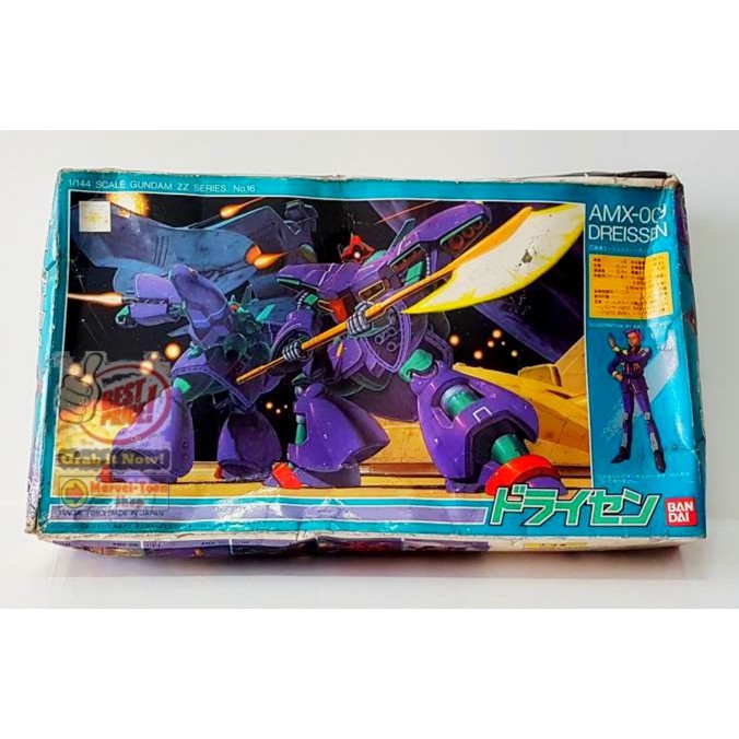 [BANDAI] 1/144 Gundam ZZ, No.16 --AMX-009 Dreissen-- Vintage Rare