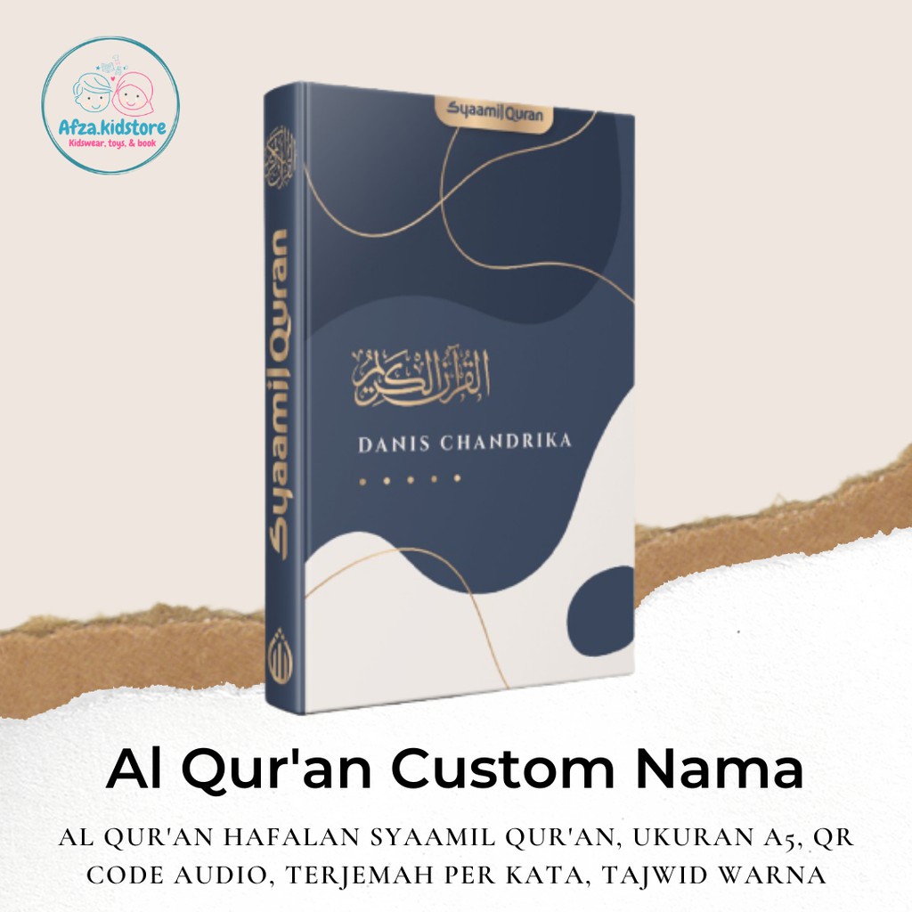 Alquran Custom Nama Alquran Kids - Syaamil Quran Alquran hafalan AlQuran Tajwid Warna - Al Kalam