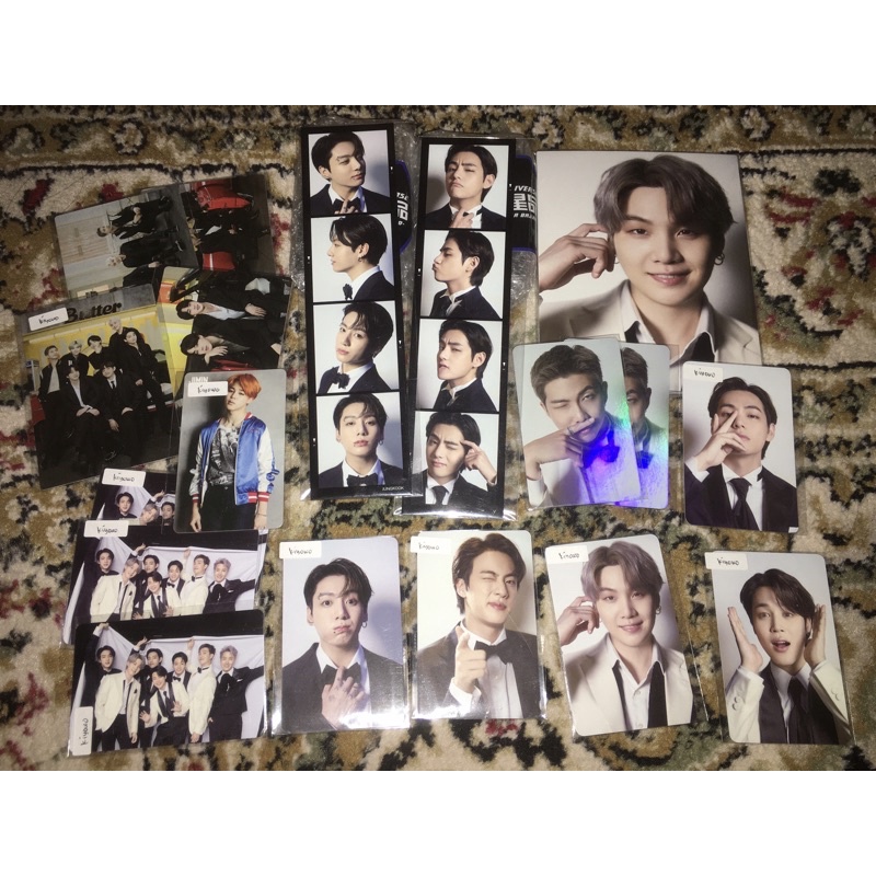 PC RPC PHOTOCARD PHOTOSTRIPT THE FACT CHINA TFMA GRUP BTS TAEHYUNG JUNGKOOK NAMJOON