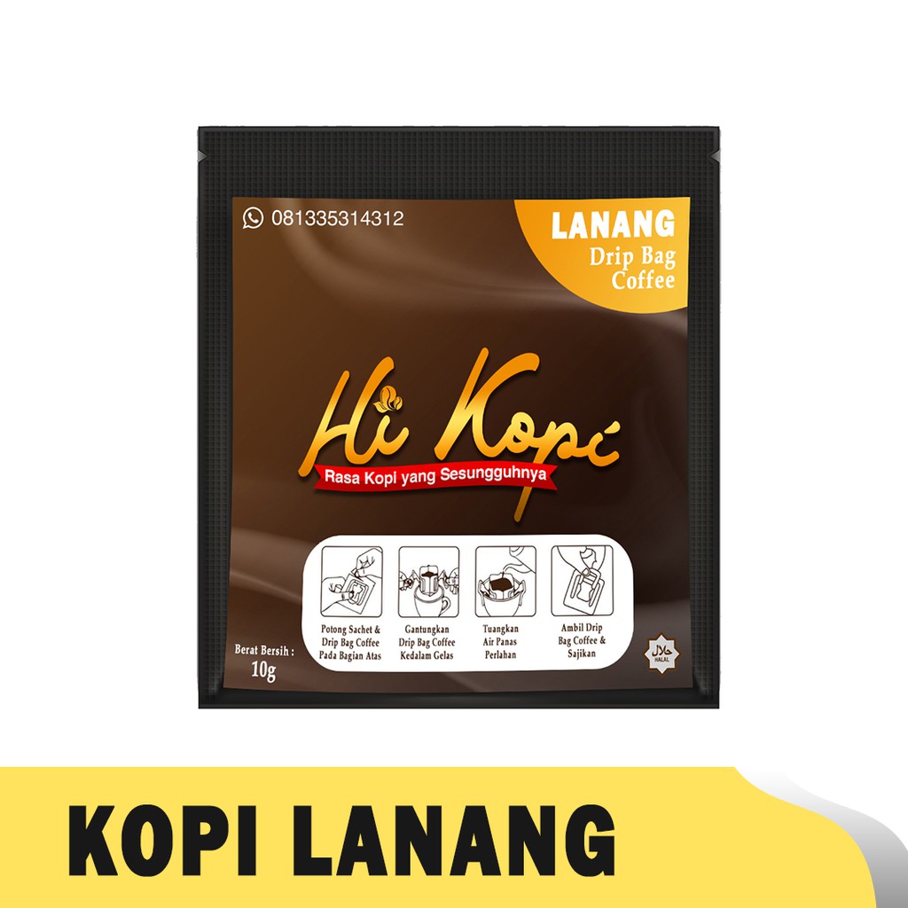 

HI KOPI LANANG - DRIP BAG 10GR