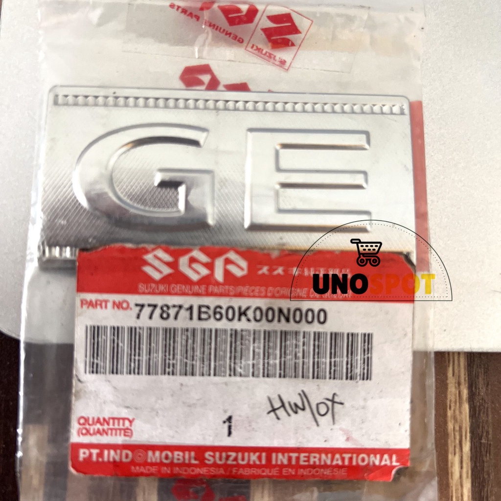 Emblem Logo "GE" Suzuki APV Original SGP