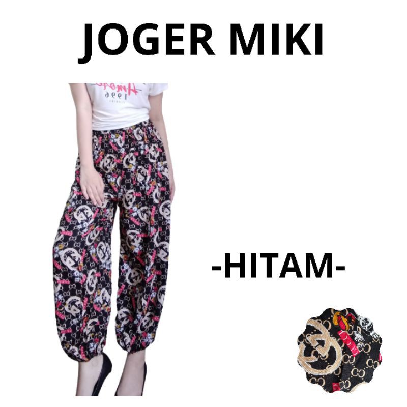 celana rayon / celana joger wanita / joger kekinian / joger trendi