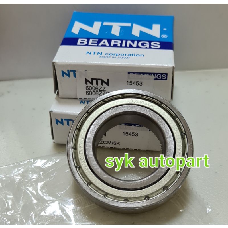Ball bearing 6006zz ntn