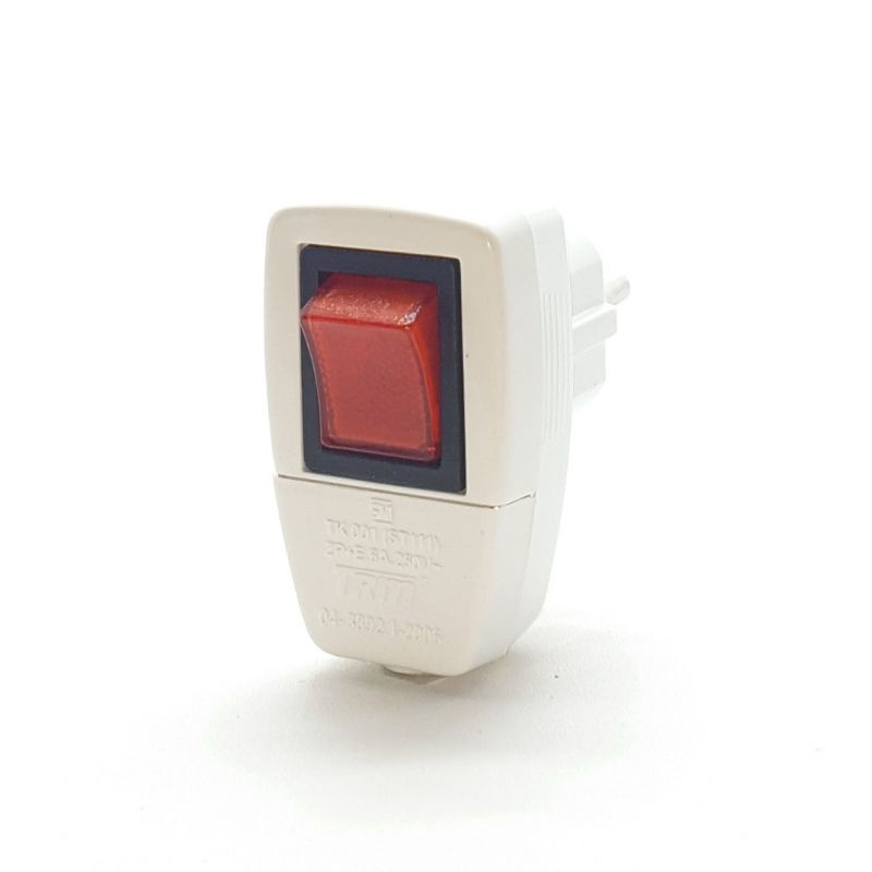 @12 Pcs (1 Kotak) TRM ST-111 Steker Arde Saklar Switch Lampu / Colokan Listrik